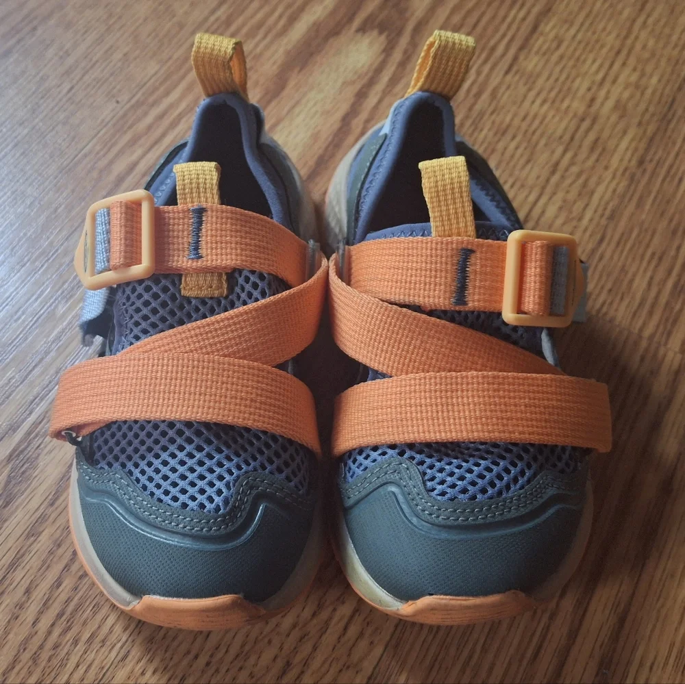 Chaco Kids Multicolor Sport Sandals - Orange, Blue, Green